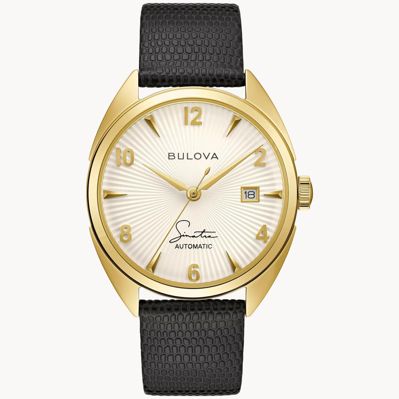 

Чоловічий механічний чорний годинник Bulova 97B196 чорний
