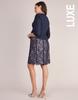 Jacket Maternity Peplum Jacket KATHERINA Navy [Serafin] Women's