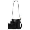 Coach Bleecker 21 Detachable Zipper Bag Leather Bucket Bag Women Bags Black CCX07-B4BK