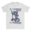 Raccoon If I Shenan Once Ill Shenanigan St Patricks Day TShirts Men  Vintage 100 Cotton Tee Shirt Crew Neck Short Sleeve Tees