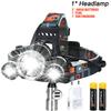 Ultra Bright LED Portable Headlight Rechargeable 18650 Battery Fishing Hunting Head Flashlight Outdoor Camping Emergency Lantern