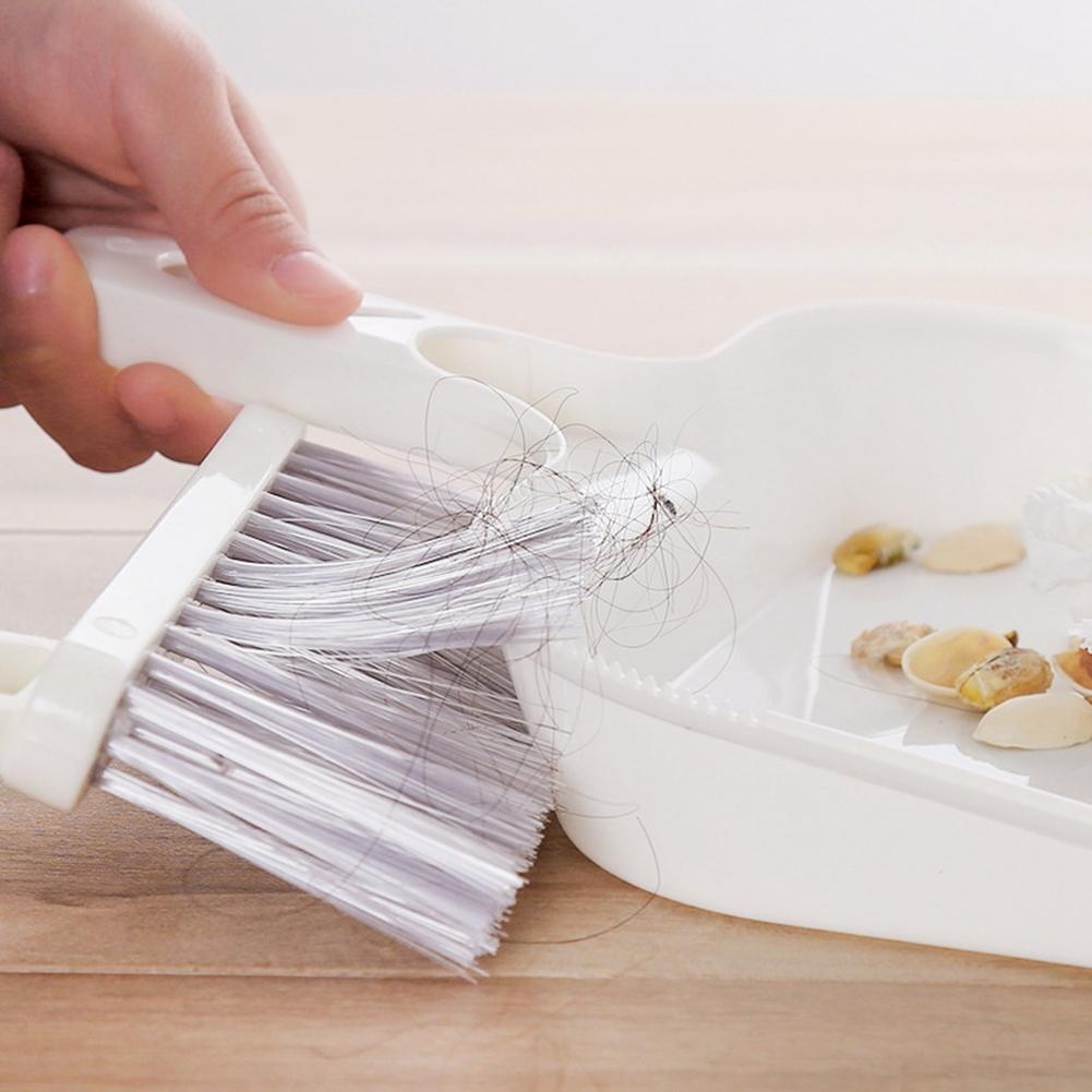 

Portable Mini Dustpan Brush Broom Set Household Desktop Keyboard Cleaning Sweeping Tool