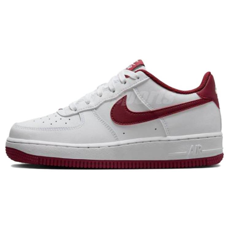 

New Nike Air Force 1 White Team Red GS FV5948-105 36