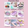 Silicone Popsicle Molds Maker Reusable Ice Popsicle Cartoon Small Popsicles Non-stick DIY Molds