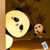 LED Night Light Cute Panda Silicone Lamp 15/30/60 Min Timing Girls Baby Bedroom Nightlight Gift For Breastfeeding Nursery Decor