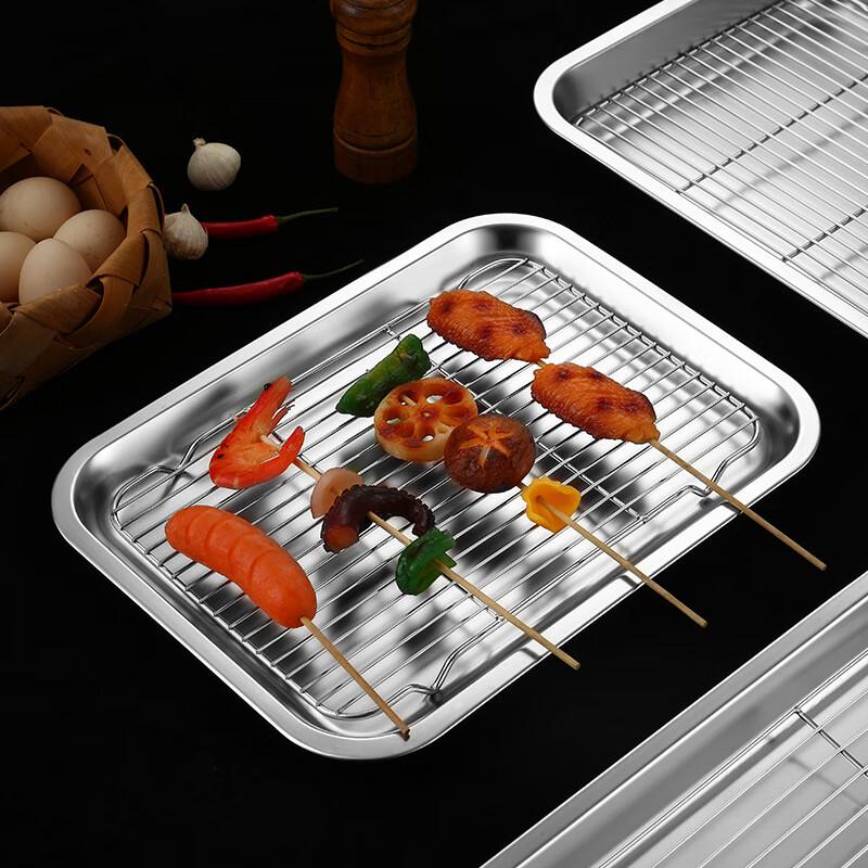 Extra Thick Stainless Steel Draining Tray with Filter