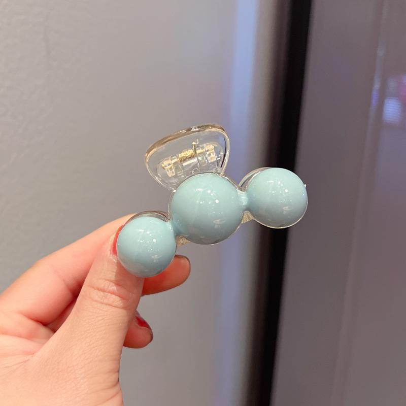 

Зажим с жемчугом, размер заколки на затылке, зажим в виде акулы, женская сетчатая красная заколка для волос, головной убор, открытка для волос