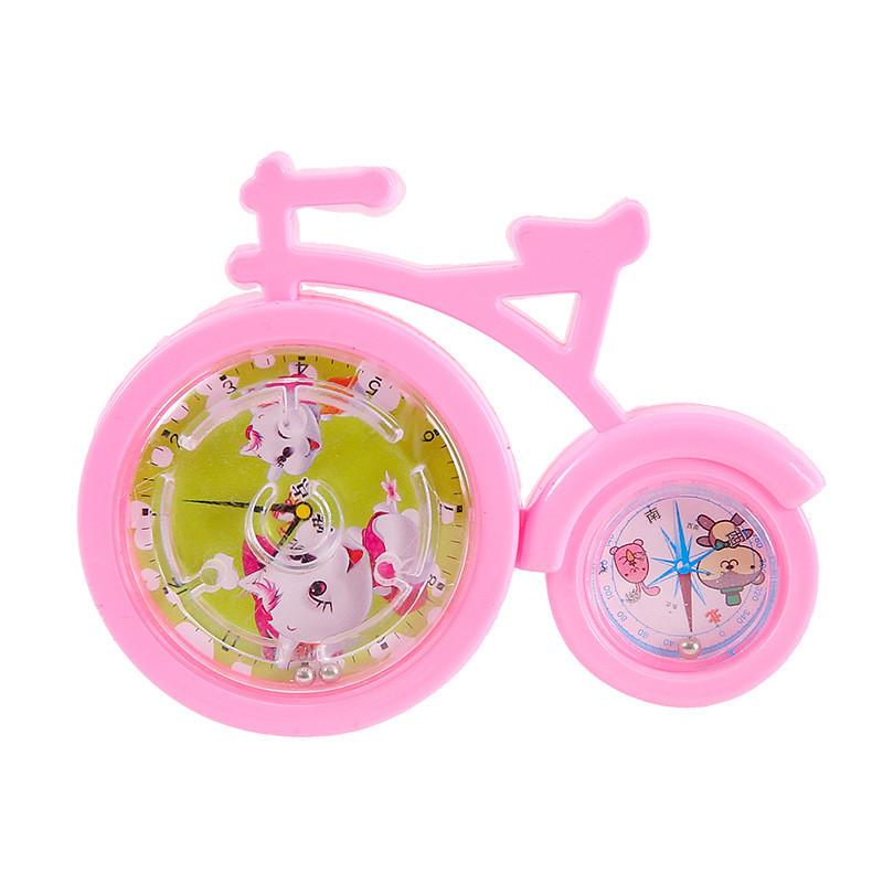 Lehrreicher Cartoon-Anime Fahrrad-Labyrinth-Spielzeug mit Kunststoffbau für Kleinkindgeschenk