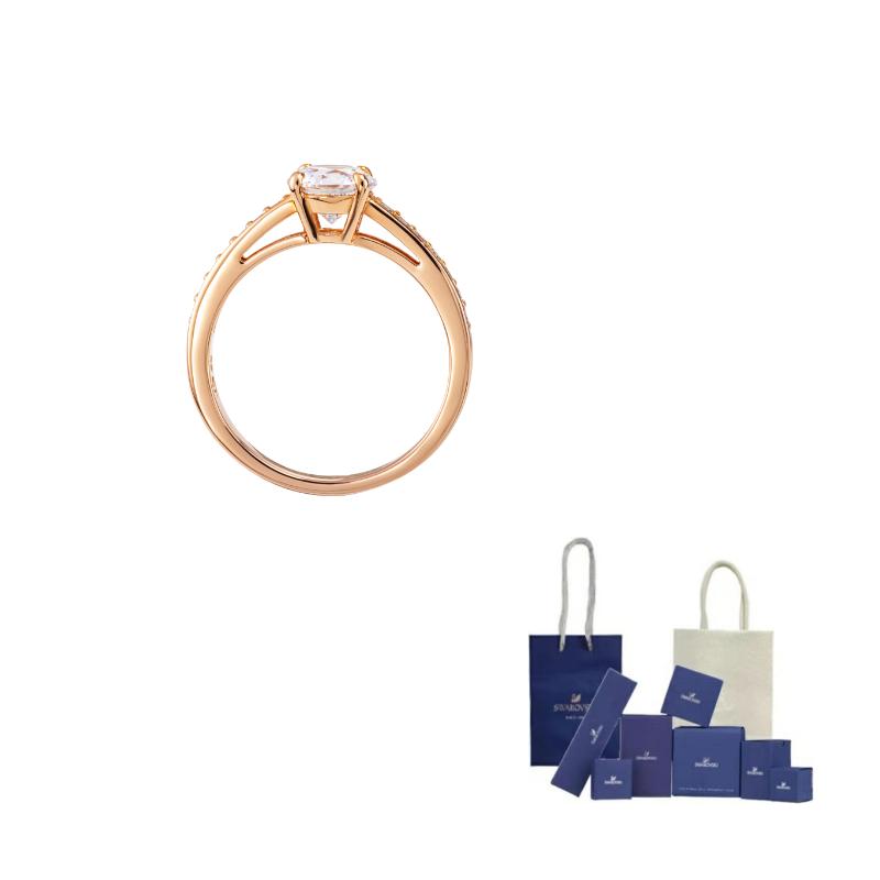 Swarovski Stilla Attract Round Ring 55-Original Brand Box And Bag