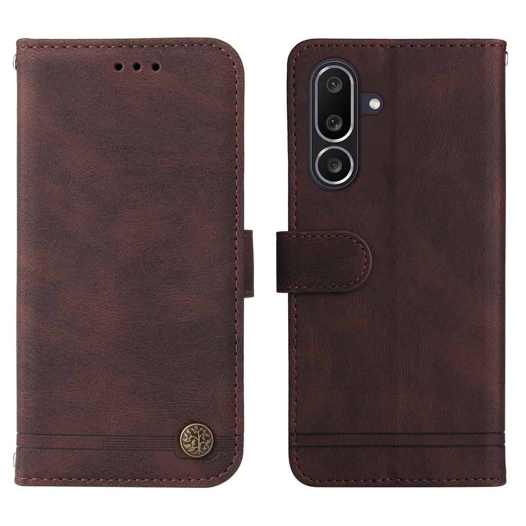 For Samsung Galaxy M56 5G Leather Wallet Cases Skin Touch Phone Cover Stand with Strap