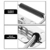 4Pcs Cupboard Folding Handle Door Knobs Spring Loaded Drop Stainless Steel Cabinet Handles Silver Black Door Handle For Box