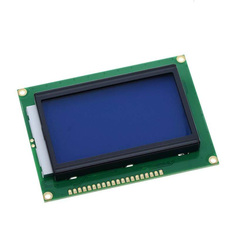 128*64 DOTS Yellow Green LCD Module 5V Blue Screen 12864 LCD with Backlight ST7920 Parallel Port LCD12864