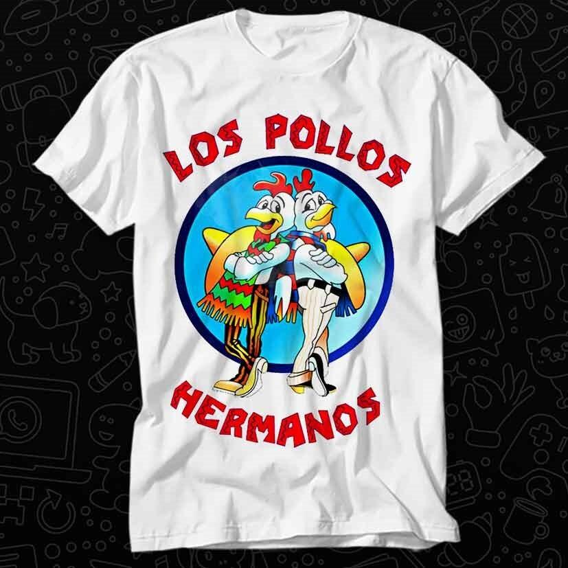 

Los Pollos Hermanos TV Series White T Shirt 359 S