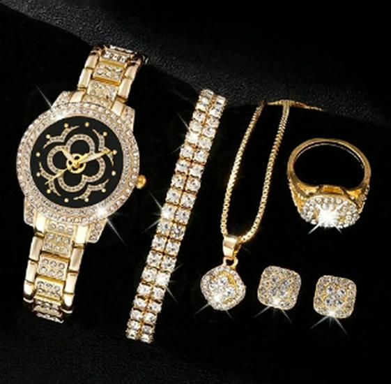 

Женские модные часы с римскими цифрами, кварцевые, с браслетом, полностью инкрустированным бриллиантами