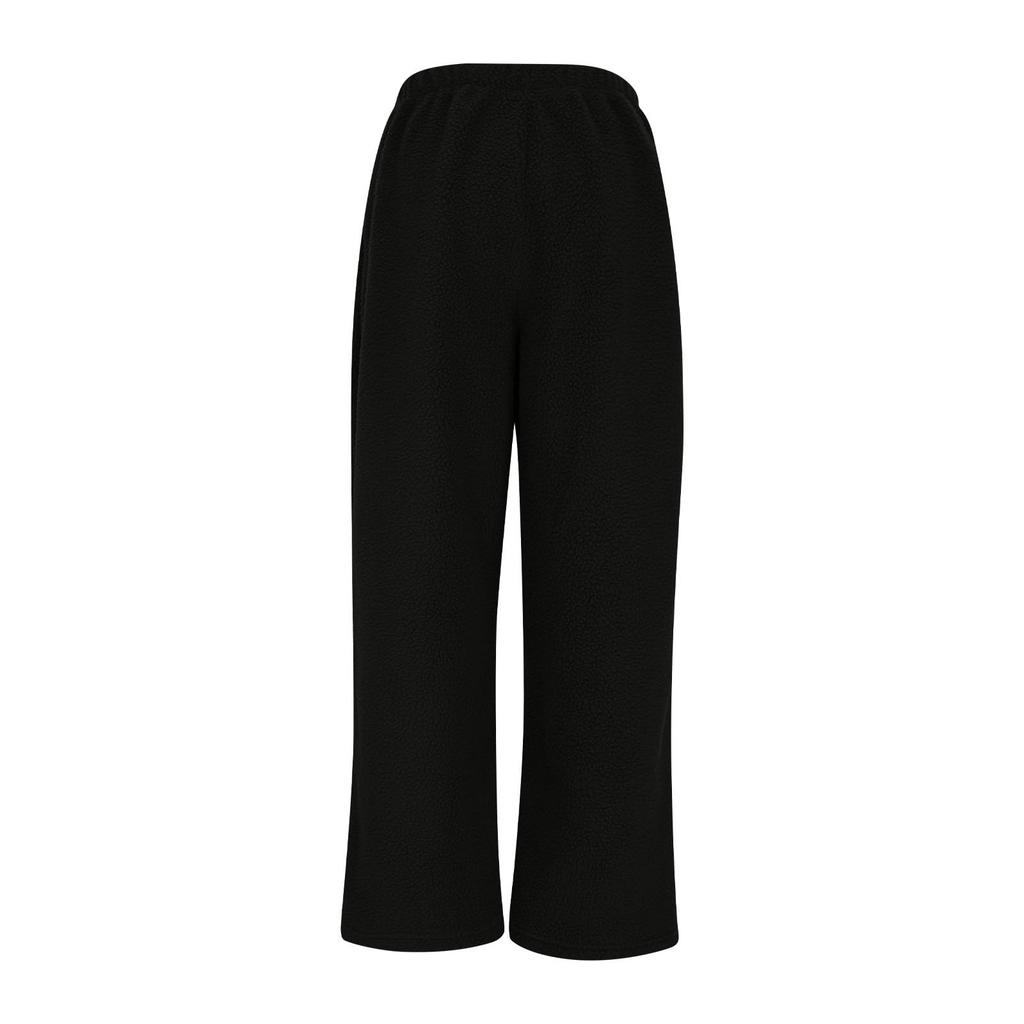 Baggy Sweatpants For Women Winter Warm Plush Wide Leg Joggers Workout Hiking Running Sweat Pants With Pockets