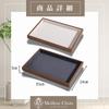 Meilleur Choix Jewelry Tray, Accessory Tray, Jewelry Box, Small Item Holder (Beige, No Dividers, 24cm x 35cm x 3cm)
