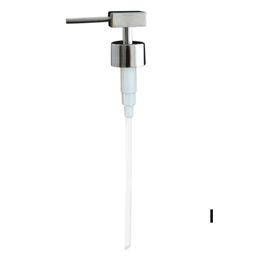 304 Stainless Steel Hand Liquid Soap Pump Dispenser Head Nozzle For Bathroom Kitchen Foam Soap Shampoo Dispenser Accessories