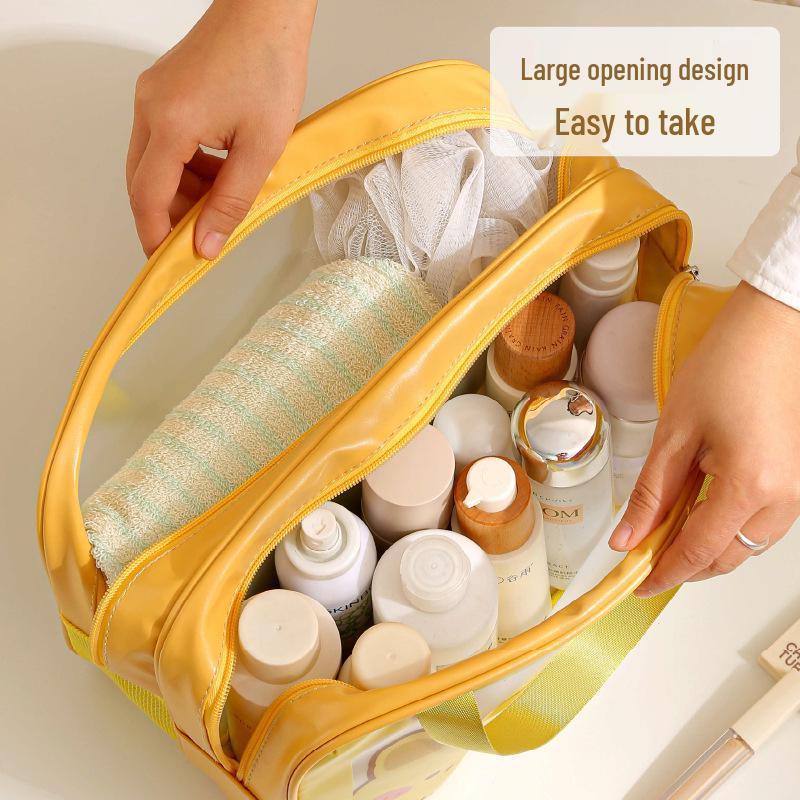 Large Capacity Portable Travel Toiletry Bag with Wet-Dry Separation