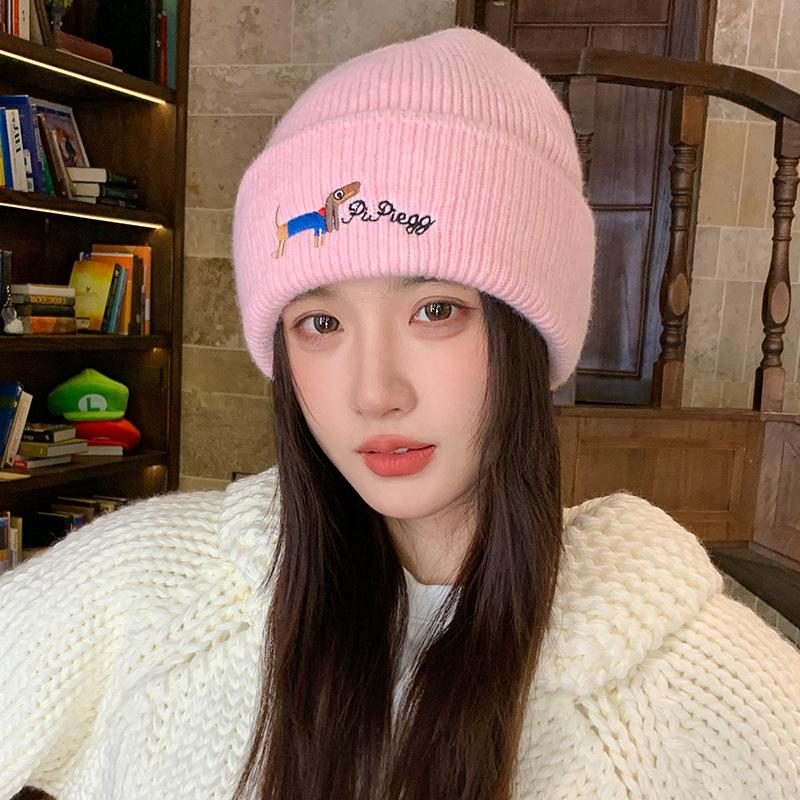 Versatile Commuting Warm Ear Protection Hooded Outdoor Cycling Large Head Circumference Cold Proof Knitted Hat