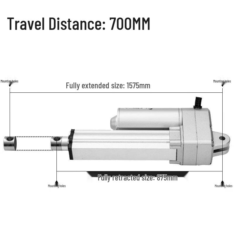 

Aokewen 48V Silent Telescopic Linear Actuator