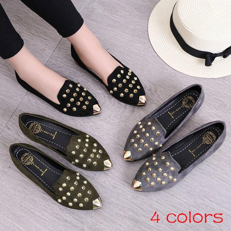 Women Fashion Sexy Comfort Low Heel Ladies Shoes Ballet Flats With Timeless Design