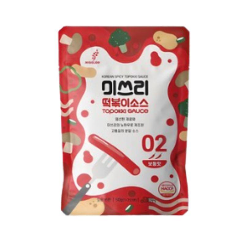 Miss Lee Tteokbokki Sauce Original Korean Rice Cake Sauce Sweet Spicy Flavor 50g x3 1set(3ea)