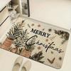 Christmas Carpet Pine Needle Mat Floor Mat Doormat Waterproof Welcome Mat Rug For Bedroom Carpet For Live Room Home Dec