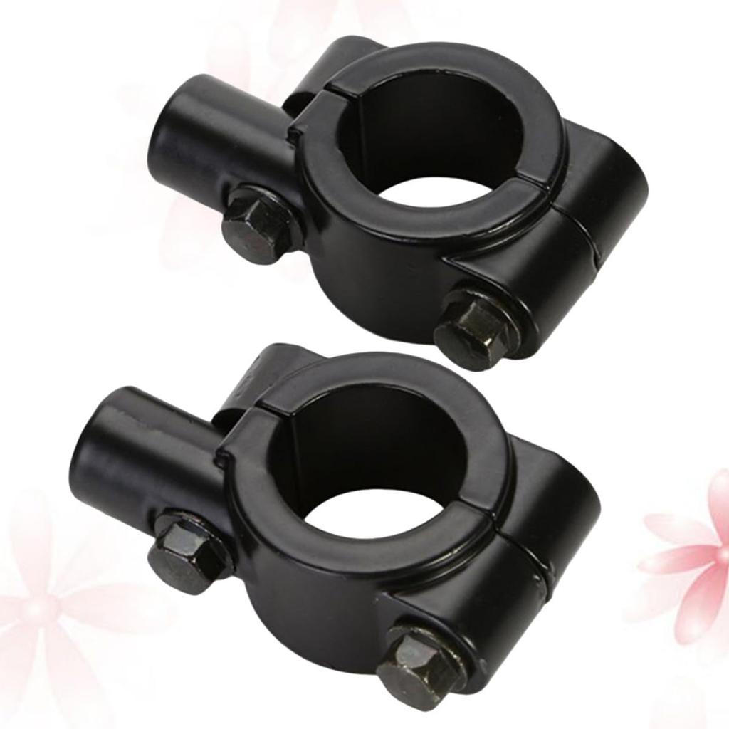 MAJORMENCH Bike Rearview Mirror Holder Set of 2 10mm Clamp