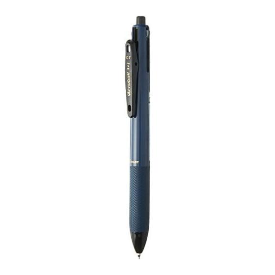 Pilot Acroball3+1 Multi-Function Pen, 3-Color Ballpoint, 0.7mm, Mechanical Pencil, Navy