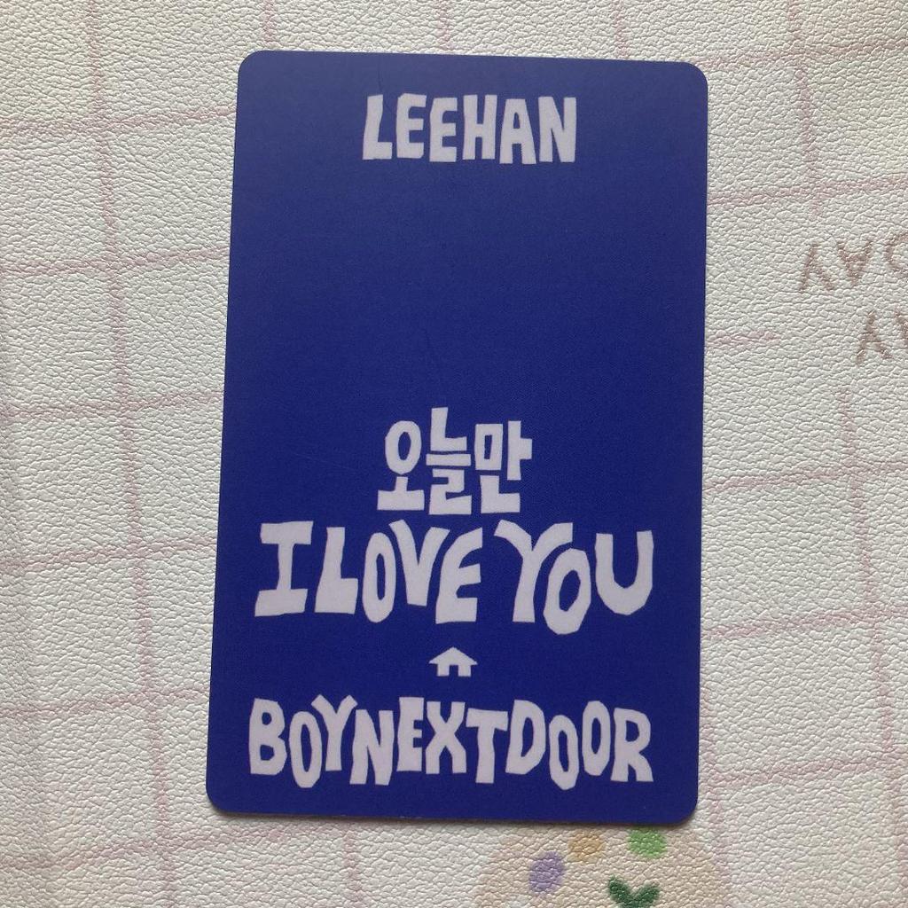 [USED] BOYNEXTDOOR Winning Prize LINE MUSIC Play Trading Cards Ihan