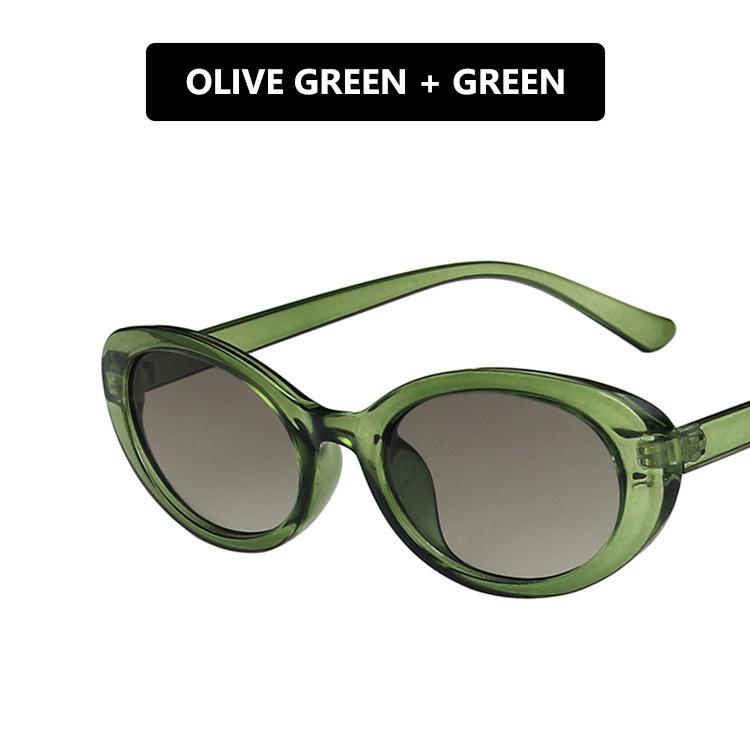 2021 Retro Oval Sunglasses for Women - European & American Street Style