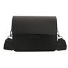 Textured Small Square Bag Women's Bag New Casual Fashion Shoulder Bag Wide Shoulder Strap Messenger Bag