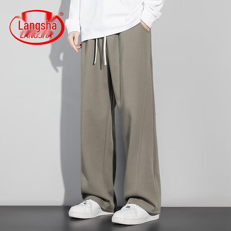 LangSha Men s Loose Straight Leg Sweatpants XXL