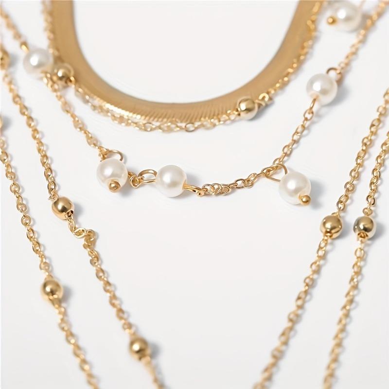 European American Baroque Style Premium Pearl Necklace For Women Luxury Fashion Neck Jewelry