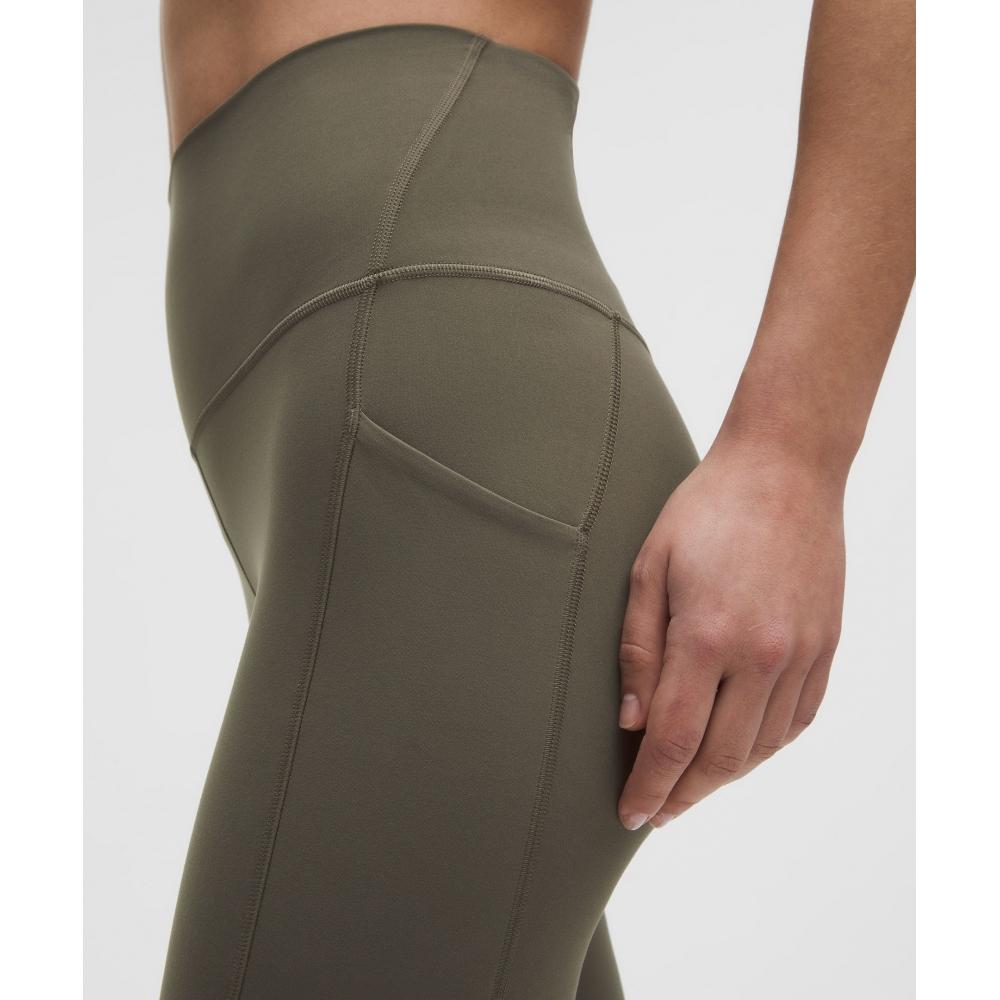 Lululemon Align  High Rise Pant With Pockets 25  Army Green