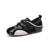 Retro contrasting color splicing Velcro women's new comfortable and lightweight ballet style