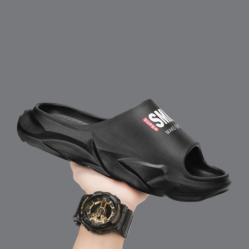 

Fashion Men Women Slippers Indoor Outdoor Sandals Beach Soft Thick Sole Slides Casual Shoes Mens Flip-flops Home Slippers 36-45