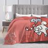 Comfortable Simons Cartoon Cat Cats  Blanket Stuff Bed Decorative  Throw Blanket Soft Flannel for Bedroom