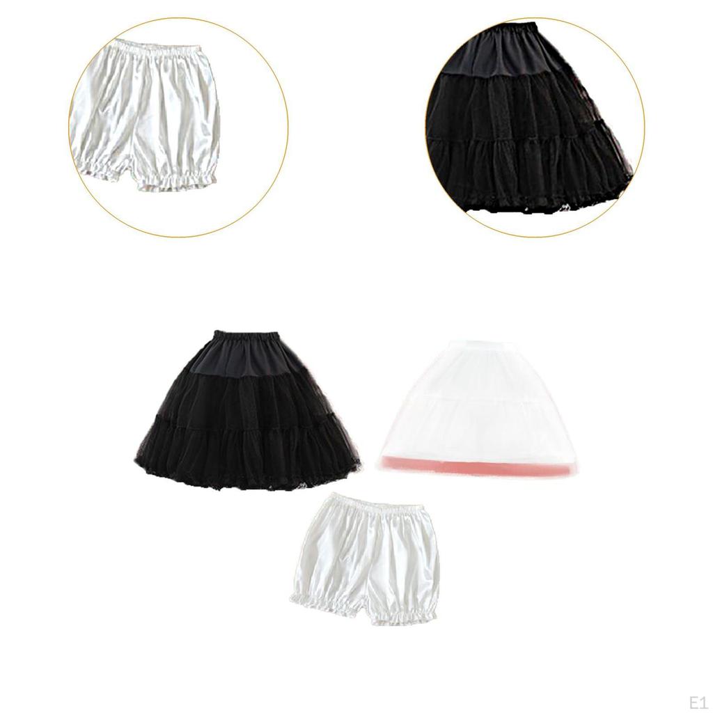 Women Petticoat Skirt Adjustable Hoop for Stage Performance Girls