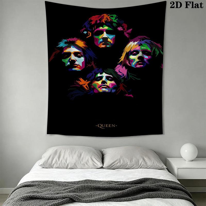 Bohemian Rhapsody Tapestry Music'S Timeless Elegy Tapestry Wallmounted Background Cloth Wall Decoration Atmospheric Background Cloth