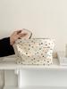 Borsa Trucco & Skincare Stile Coreano Cuore di Pesca - Pochette Quadrata Portatile per Monete & Oggetti Vari