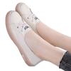 Popular soft leather little white shoes women's 2025 autumn new versatile flat-soled soft-soled casual sports non-slip shallow-mouth single shoes
