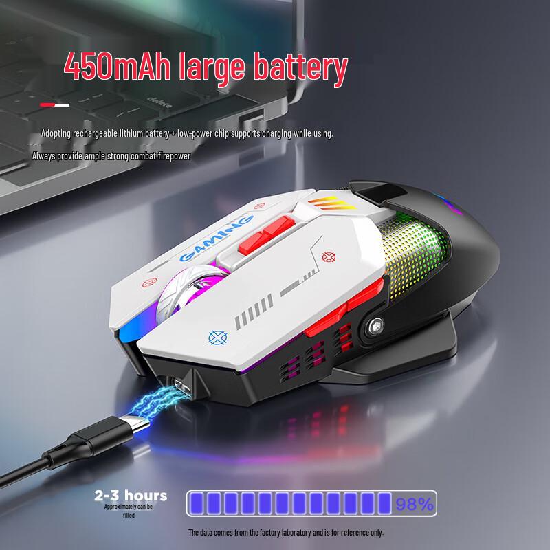 MKESPN Full-Speed RGB Wired Gaming Mouse