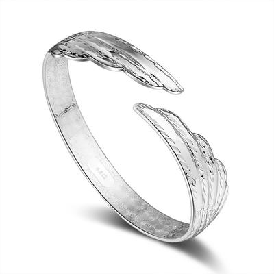 Fashionable Ethnic Style Fashionable Women's Silver Plated Jewelry Phoenix Bracelet Open Peacock Tail Bracelet