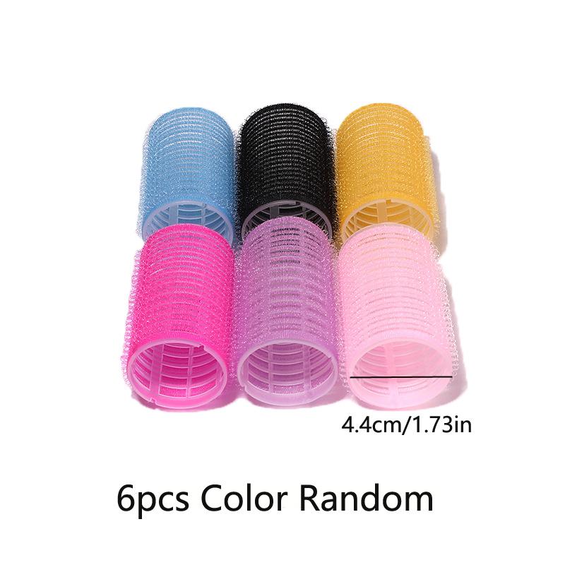 6PCS Curling Irons No Heat Spiral Curling Iron Nylon Curling Iron