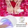 48W LED UV Cordless Nail Lamp Rechargble Nail Gel Dryer NaMachine LED Nail Lamp Fingernails Toenails Curing Equipment Nail Art Tool