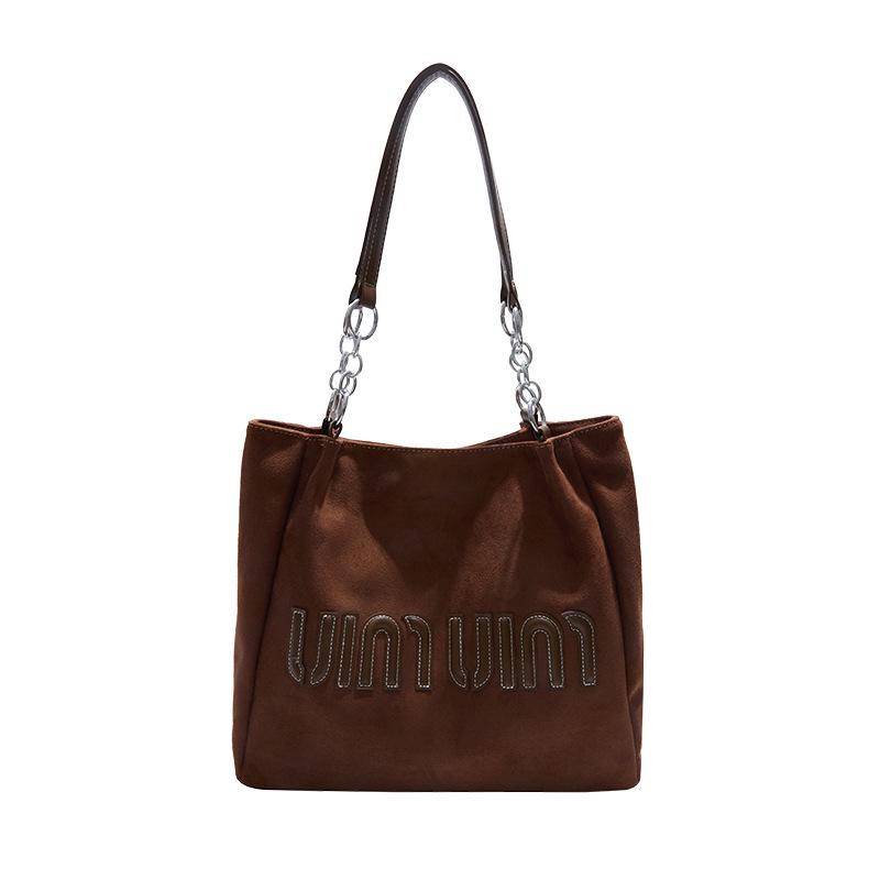 Women's Autumn Canvas Tote: Large Capacity, Casual Single Shoulder Bag for Work Commute