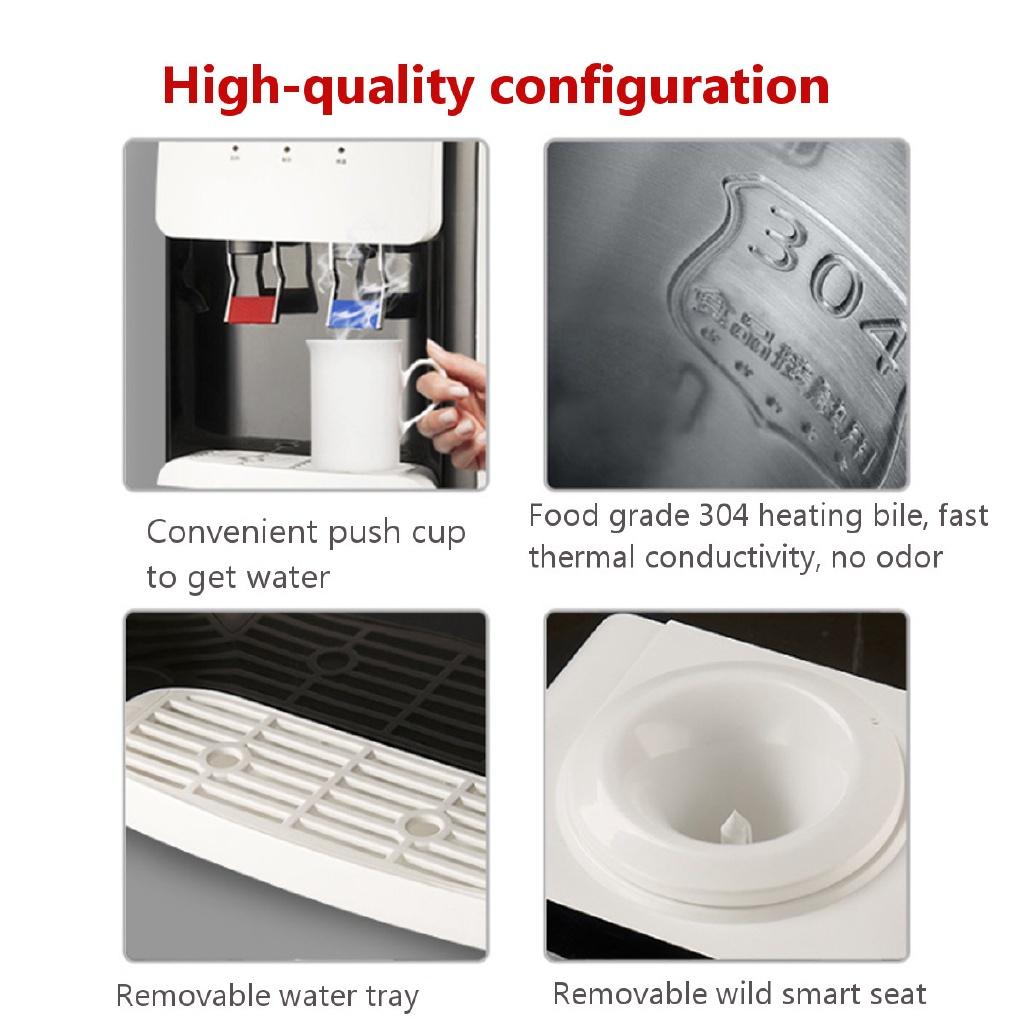 Electric Water Dispenser Desktop Drinking Fountain Cold And Hot Warm Water Cooler Heater Office Home Hostel Coffee Tea Bar 220V