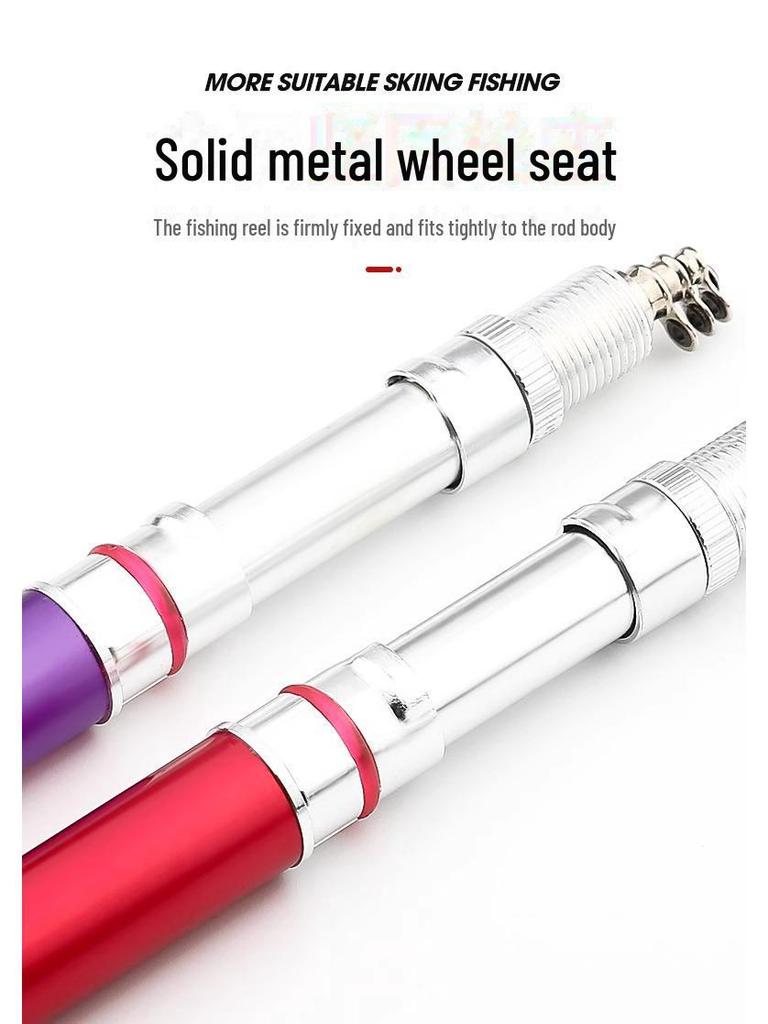Ultra-Compact Mini Pocket Pen Fishing Rod - Retractable Casting Lure Rod Set