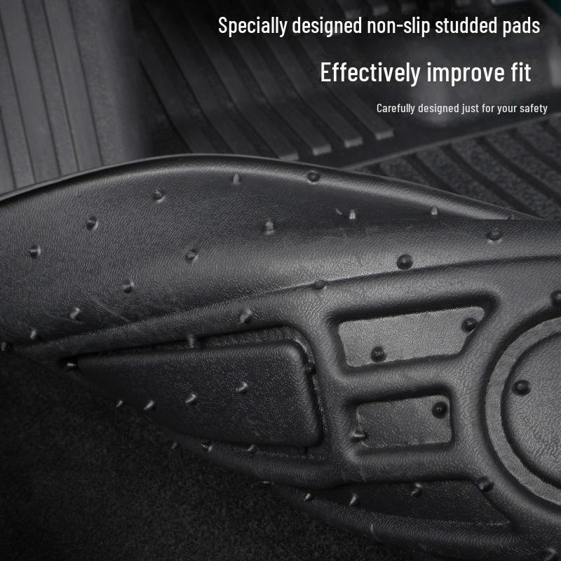 Waterproof and Wear-resistant TPE Foot Pads for Hongqi HS3, Suitable for 23 Models. Odor-free Tail Box Pads Included.
